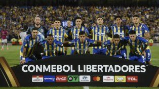 Los once de Central que el técnico Jorge Almirón eligió para el debut en la Copa Libertadores.