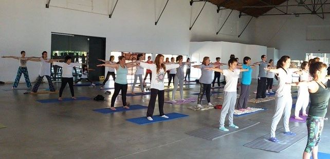 El encuentro en el Puerto demostró el crecimiento del Yoga en Paraná
