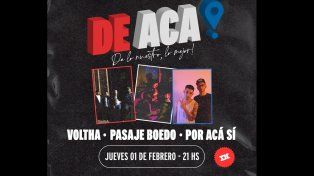 De Acá, ciclo en Tribus Club de Arte