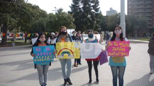 Las maestras de jard&iacute;n se manifestaron en varias oportunidades.
