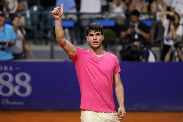 El murciano Carlos Alcaraz dejó atrás una lesión y volvió con todo. Protagonizará ante Cameron Norrie la final del Argentina Open
