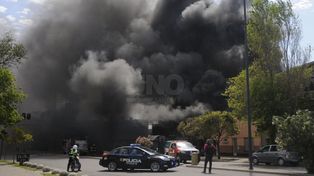 Desvíos de colectivos por el  incendio en Facundo Zuviría