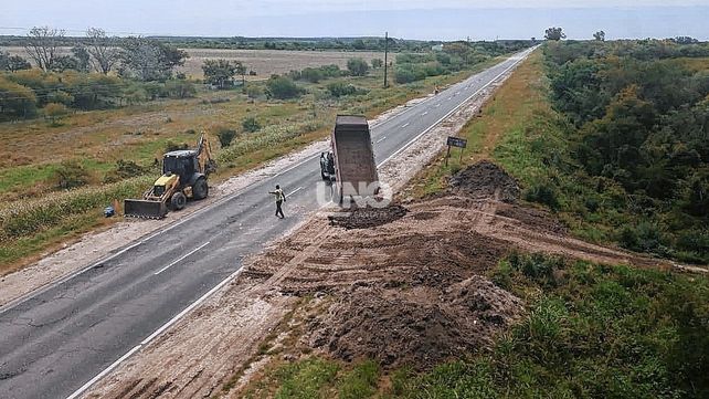Santa Fe refuerza la defensa costera de la Ruta 1 ante una posible crecida del río San Javier