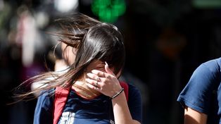 El viento molestará durante toda la mañana.
