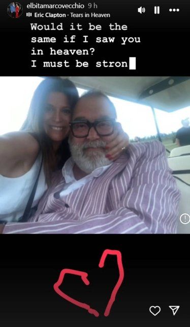 Elba Marcovecchio reapareció en las redes a dos semanas de la muerte de Jorge Lanata