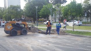 ¿Qué pasó en la zona del socavón de Urquiza y Bulevar?
