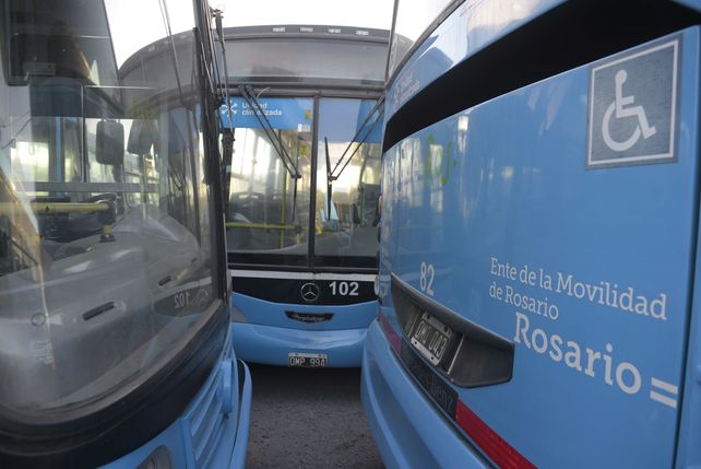 A punta de l&iacute;nea. Los colectivos volvieron a guardarse en los galpones hasta nuevo aviso.