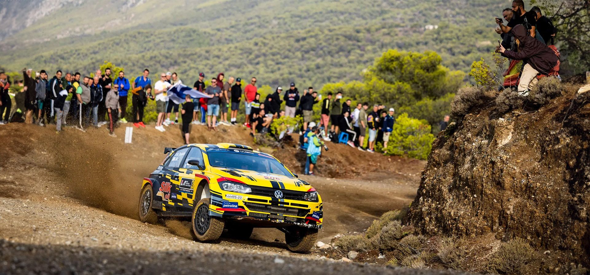 Lamia, Grecia. Acción durante el WRC World Rally Car Championship. Fotografía: Nikos Katikis/DPPI/Shutterstock Lamia, Grecia. Acción durante el WRC World Rally Car Championship. Fotografía: Nikos Katikis/DPPI/Shutterstock