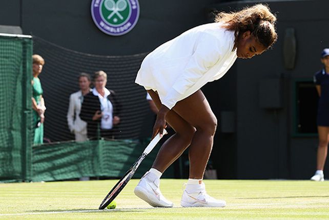 Serena jugó totalmente mareada