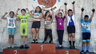 Los más chicos del ciclismo formaron parte.