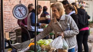 Verduras frescas en el Mercado Progreso