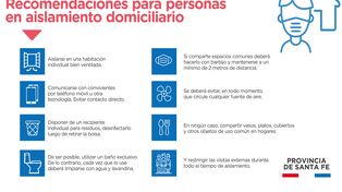 Autoridades sanitarias recomiendan extremar cuidados a los aislados