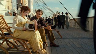 Los protagonistas, Kate Winslet y Leonardo DiCaprio.