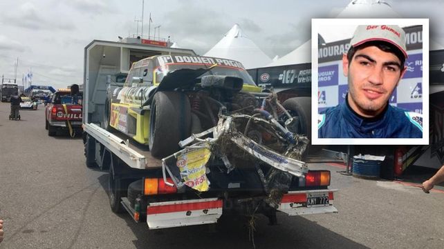 Ayrton Londero sufrió un accidente en el entrenamiento del TC Pista