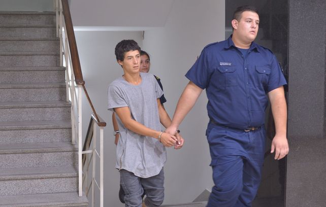 Versión. El imputado insistió en que defendió a su madre y hermanos.