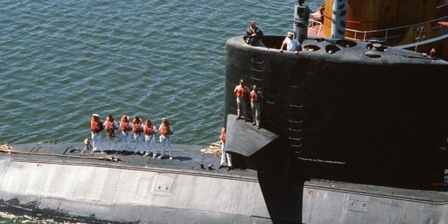 El submarino Bonefish se hundió en 1988.
