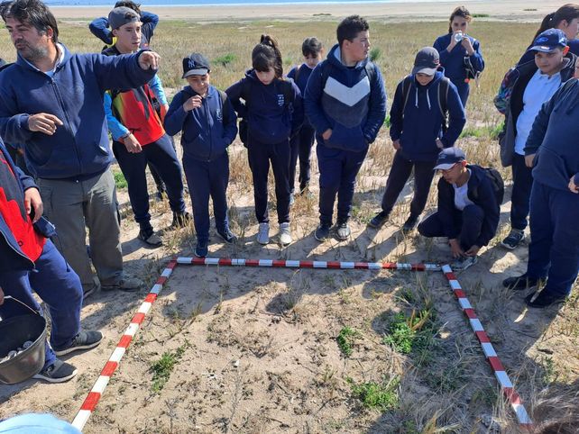 Taller de arqueología. Lo hicieron niños de 6º y 7º grados de la escuela Nº 6008