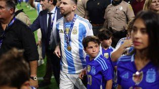 Lionel Messi le dedicó el título de la Selección argentina a su familia