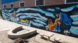 Inauguran la plaza de bolsillo número 100 con un mural gigante de Messi y la Copa del Mundo