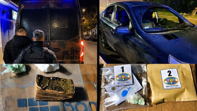 Paraná: secuestran drogas y detienen a un hombre en Bajada Grande