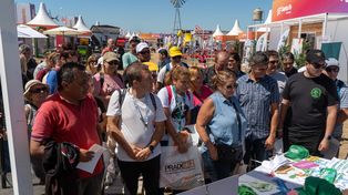 La oferta económica y turística que Timbúes fue llevada ante el público que recorrió Expoagro 2025.