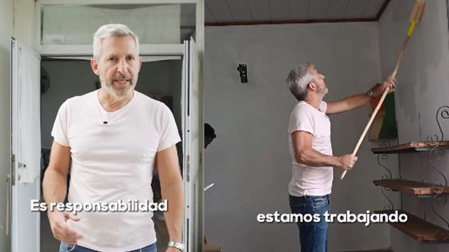 Frigerio pidió colaborar para dejar en condiciones las escuelas