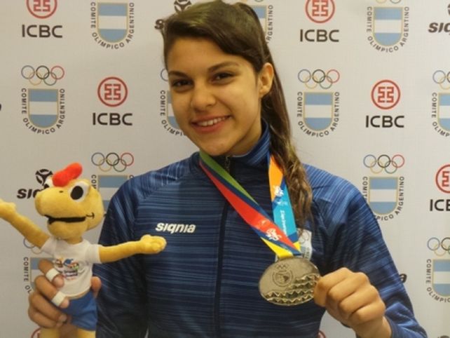 Santiago 2017. La judoca rosarina Maitén Yoire Mansilla fue plata en la categoría +52 y hasta 63 kg.