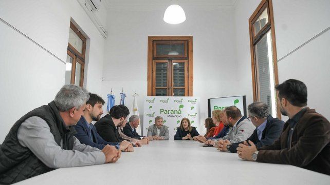 : Rosario Romero y Rogelio Frigerio mantuvieron un reunión centrada en la reactivación de la obra de la Circunvalación de Paraná.&nbsp;
