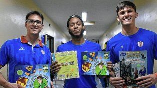 Jugadores del básquet profesional de Unión visitaron el Hospital Alassia