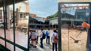 El derrumbe en el colegio La Salle Jobson ocurrió en horas del mediodía.&nbsp;