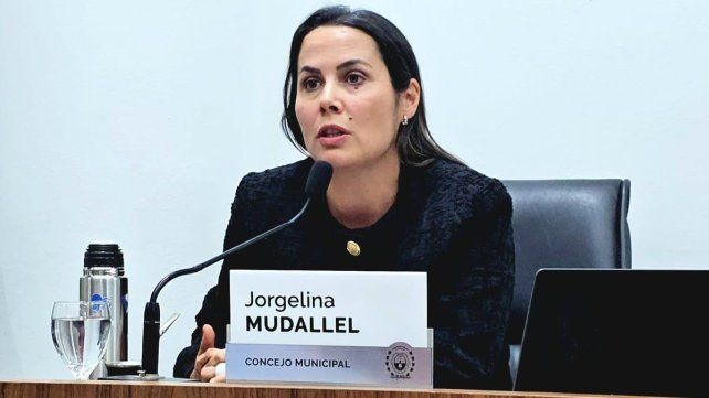 La concejala Jorgelina Mudallel