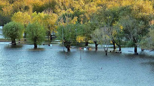 En Concepción del Uruguay el río superó ayer el nivel de alerta