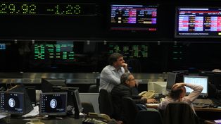 El S&P Merval, medido al dólar contado con liqui, viene de perforar a la baja la barrera de los 1.200 puntos.