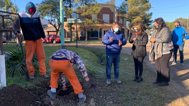 Comenzó la obra de agua potable para el complejo Loyola