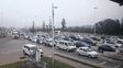 largas colas de vehiculos para ingresar a entre rios