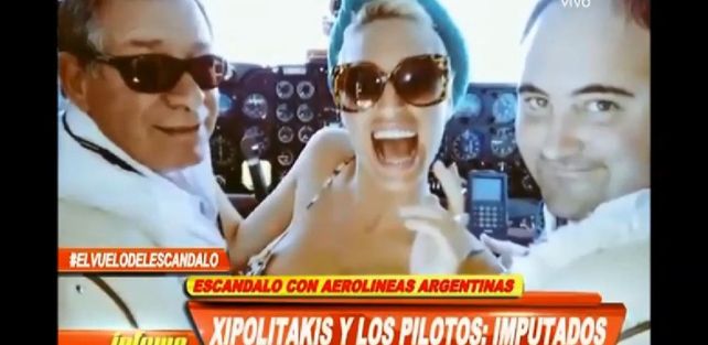 La trama secreta del escandaloso video de Vicky Xipolitakis en el avión