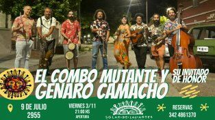 El Combo Mutante y Camacho Rodríguez en El Solar de las Artes