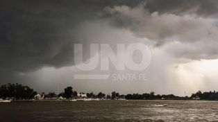 Rige un alerta meteorológico en la provincia de Santa Fe