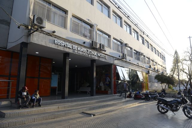 El Hospital de Niños Zona Norte, donde anoche atendieron al nene que fue mordido por perro pitbull.