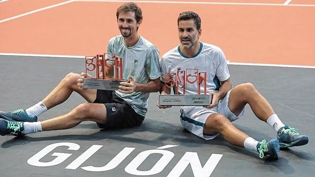 Máximo González y Andrés Molteni cerraron un gran fin de semana al ganar el ATP de Gijón.
