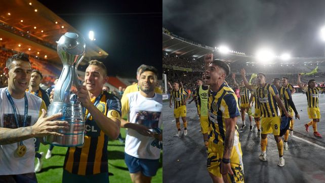 Tres de los referentes que en 2018 ganaron la Copa Argentina. Hoy el equipo de Russo quiere repetir.