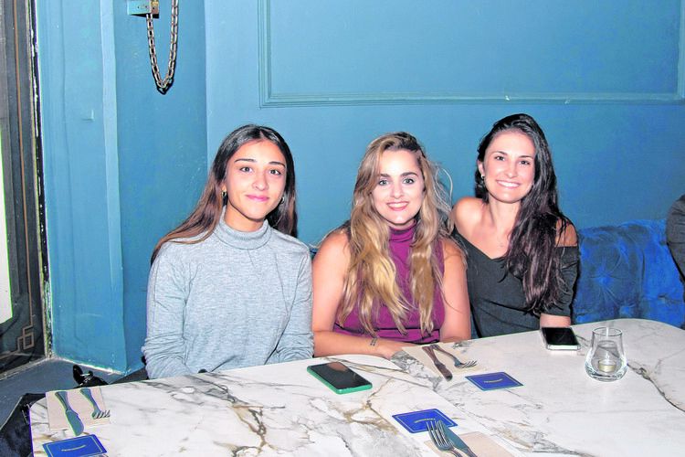 Delfina Milos, Marilyn Barcaroli y Dalina Moriconi
