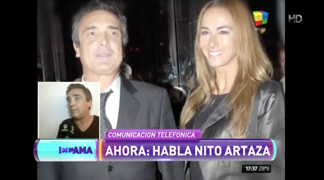 Nito Artaza defendió a su ex y negó que fuera una ñoqui del Congreso