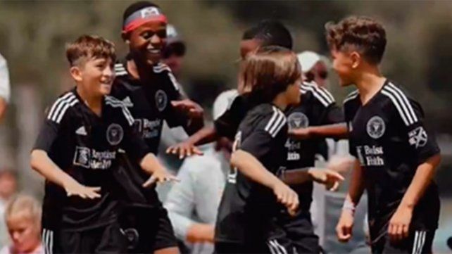 El heredero: el golazo de Thiago Messi que entusiasma a todos