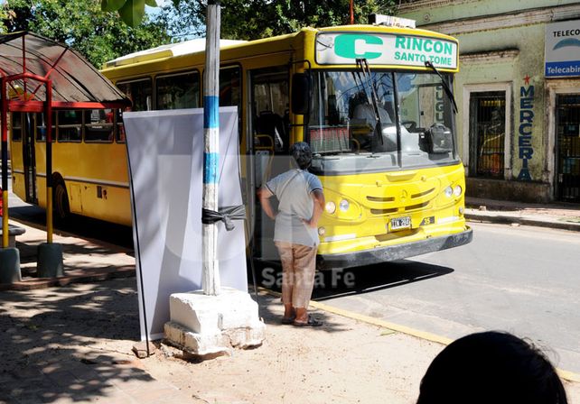 Metropolitano. Rincón planteó su descontento con el aumento de tarifas de colectivos. Foto: Manuel Testi / Diario UNO Santa Fe