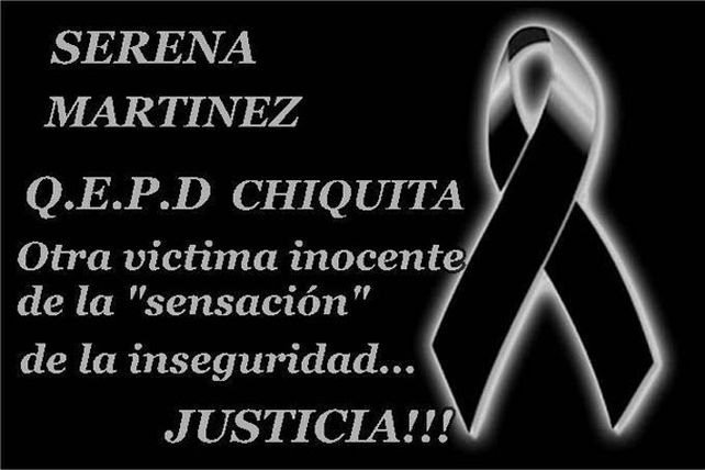 Miles de mensajes de apoyo y pidiendo justicia por Serena