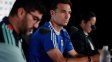 Scaloni habló en la previa al partido con los ingleses. Scaloni habló en la previa al partido con los ingleses.