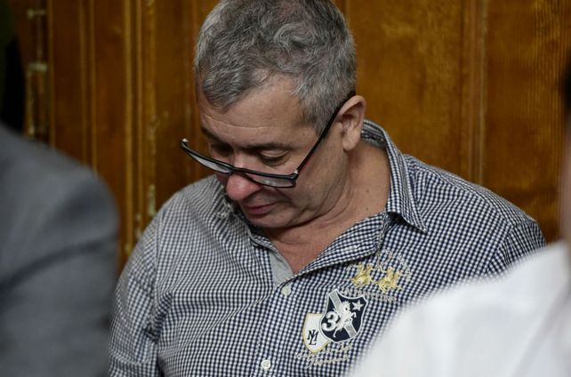 David Delfín Zacarías en los Tribunales Federales en el marco del juicio oral al que está sometido.