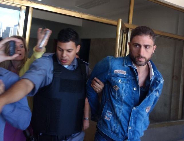 El arresto. Leandro Santos fue detenido hoy