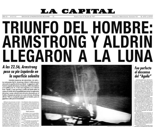 El tono de la edición es entusiasta y a la vez de extrema precisión en la presentación del acontecimiento